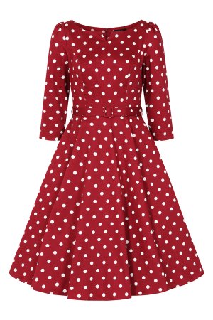 Rosetta Polka Dot Swing Dress